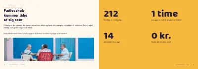 Side 2–3 af Hvervebrochure for frivilligforening – 12 sider
