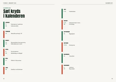 Side 84–85 af Årsskrift for idrætsforening – 96 sider