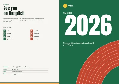 Umschlag von Yearbook for a sports club – 96 pages