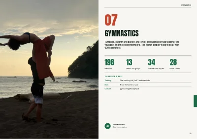 Seiten 48–49 von Yearbook for a sports club – 96 pages