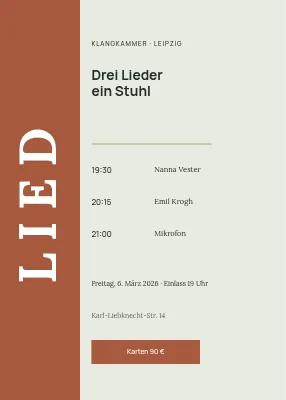 Singer-Songwriter-Abend in Fredericia