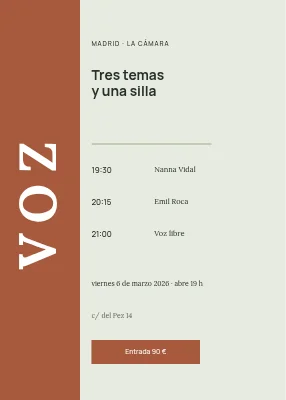 Noche de cantautores en Fredericia