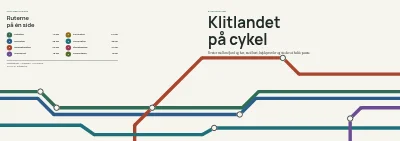 Omslag af Cykelruteguide for turistregion – 32 sider