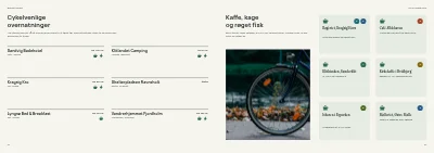 Side 22–23 af Cykelruteguide for turistregion – 32 sider