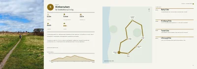 Side 14–15 af Cykelruteguide for turistregion – 32 sider