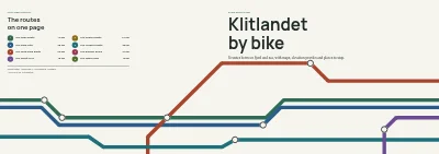 Cover of Cycle route guide for a tourist region – 32 pages