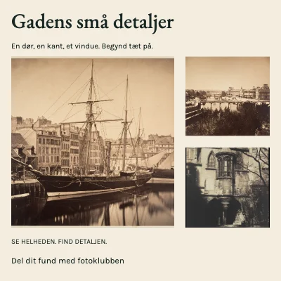 Gadens små detaljer · Arkivramme