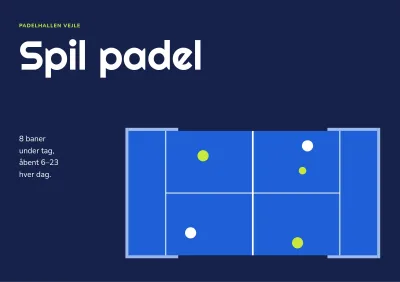Brochure for padelcenter – 12 sider