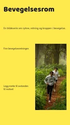 Plass til å bevege seg · grafisk feltguide