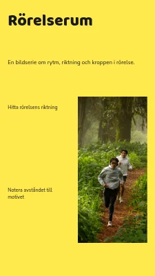 Plats att röra sig · grafisk fälthandbok