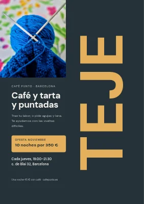 Café de punto — tarjeta de sellos