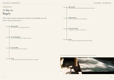 Pages 4–5 of Meeting packages for a conference hotel – 16 pages