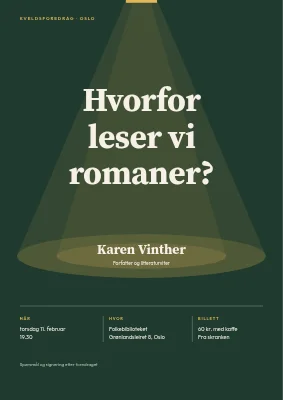 Foredrag — et spørsmål i fokus