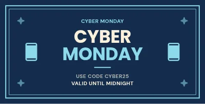 Cyber Monday – Celebration frame
