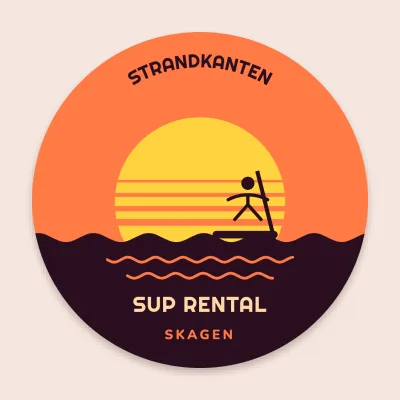 SUP at sunset