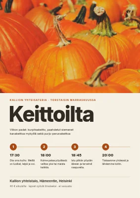 Keittoilta — yhteisön illallinen