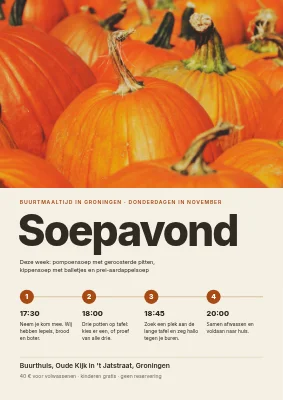 Soepavond — buurtmaaltijd