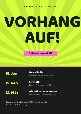 Theater — Frühjahrssaison