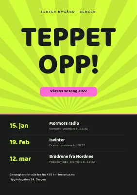 Teater — vårsesong