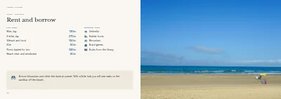 Pages 20–21 of Guest directory for a seaside hotel – 48 pages