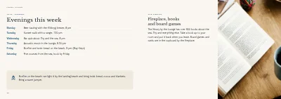 Pages 36–37 of Guest directory for a seaside hotel – 48 pages