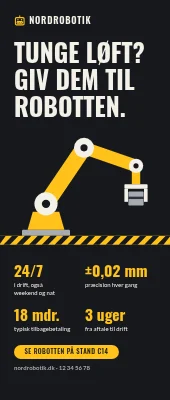 Roll-up til robotintegrator — giv de tunge løft til robotten