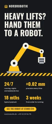 Robot integrator roll-up — hand the heavy lifts to a robot