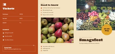 Food festival programme