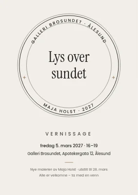 Lukket visning i Helsingør — invitasjon