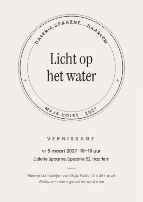 Besloten opening in Helsingør — uitnodiging