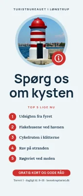 Roll-up til turistinformation — byens top 5