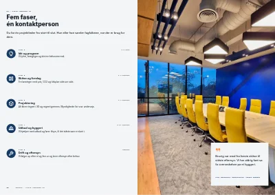 Side 10–11 af Virksomhedsprofil for rådgivende ingeniørfirma – 32 sider