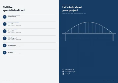 Pages 30–31 of Company profile for an engineering consultancy – 32 pages