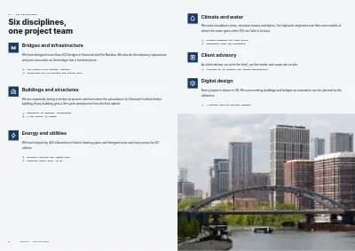 Pages 8–9 of Company profile for an engineering consultancy – 32 pages