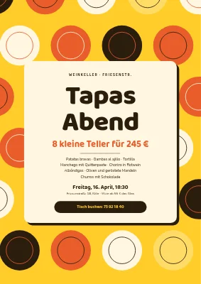 Tapas-Nacht — kleine Teller