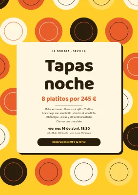 Noche de tapas — platillos para compartir