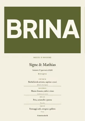 Menu invernale — Signe e Mathias, Randers