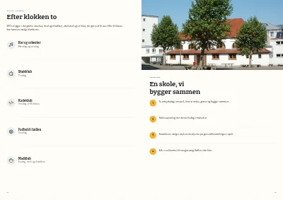 Side 12–13 af Præsentation af friskole – 16 sider