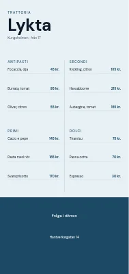 Trattoria Lygte — Nordvest