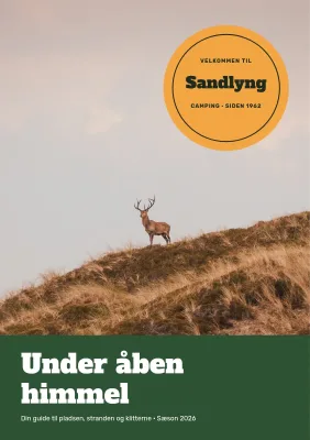 Velkomsthæfte for campingplads – 16 sider