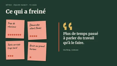 Page 4 de Rétrospective — le tableau de rétro de l'équipe