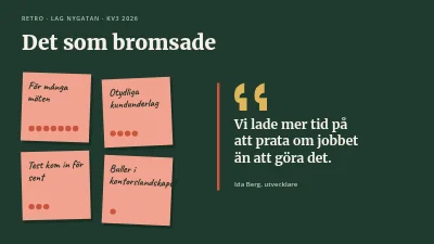Sida 4 av Retrospektiv — teamets retrotavla