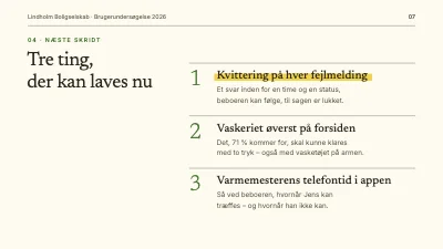 Side 7 af Brugerundersøgelse — fund og anbefalinger