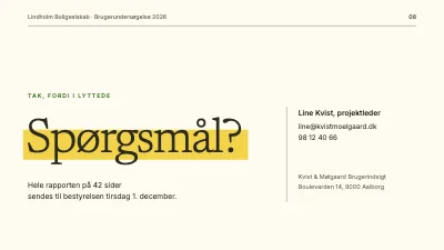 Side 8 af Brugerundersøgelse — fund og anbefalinger