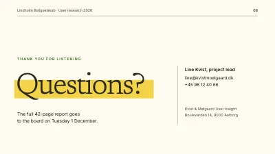 Page 8 of User research — findings and recommendations