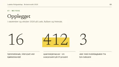 Side 3 av Brukerundersøkelse — funn og anbefalinger