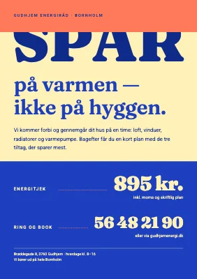 Energirådgivning — spar på varmen