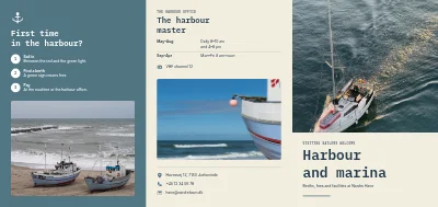 Harbour and marina