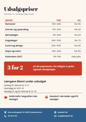 Side 2 af Bogudsalg i boghandel i Frederikshavn