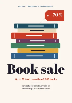 Bookshop sale in Frederikshavn